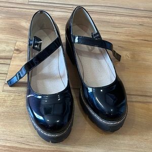 Women’s Round Toe Ankle Strap Mary Janes Oxford Dress Shoes